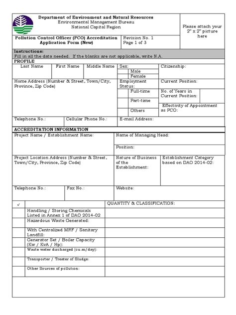 pco accreditation application form|Pollution Control Officer (PCO) Certificate of Accreditation.